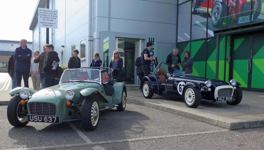 Visit to the and showroom of Caterham Cars East Anglia Lotus